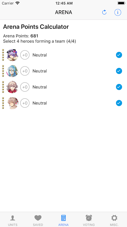 Builder for FEH Captura de tela 2