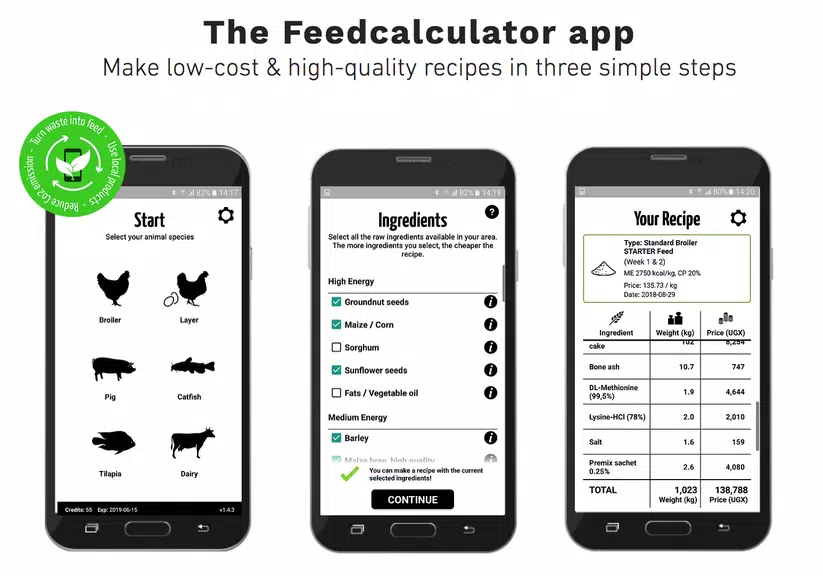 Feed Calculator for livestock Ảnh chụp màn hình 0