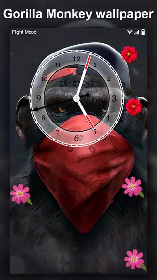 Gorilla Monkey Live Wallpaper 螢幕截圖 0