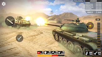 Tank Fury: Battle of Steels Captura de pantalla 1