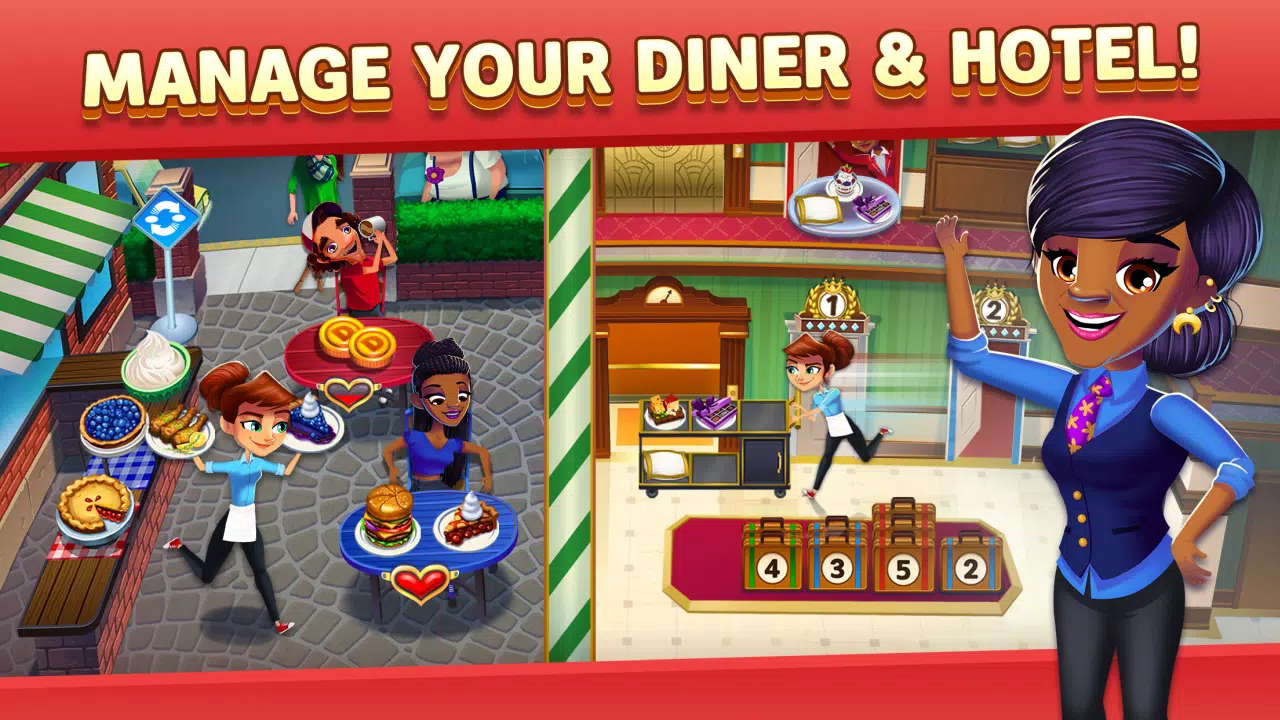 Diner DASH Adventures Captura de pantalla 1