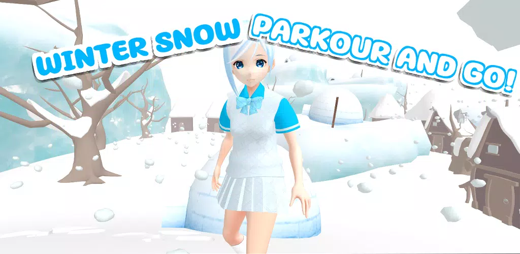 Props Winter Ice Snow Obby Tangkapan skrin 0