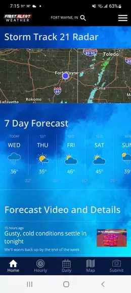 21Alive First Alert Weather Screenshot 1