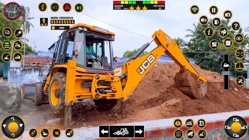 Snow Excavator Game: JCB Games 스크린샷 2