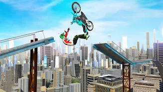 Bike Stunts 3D - Rooftop Chall ဖန်သားပြင်ဓာတ်ပုံ 3