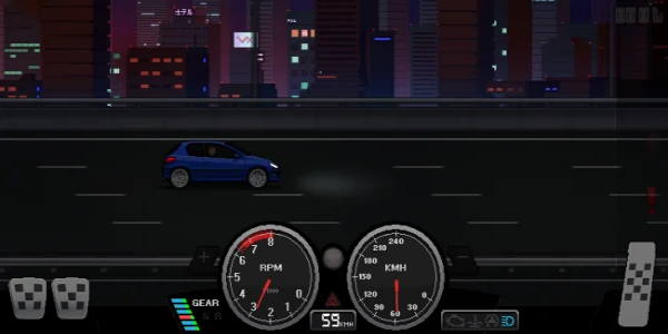 Pixel Car Racer MOD スクリーンショット 0