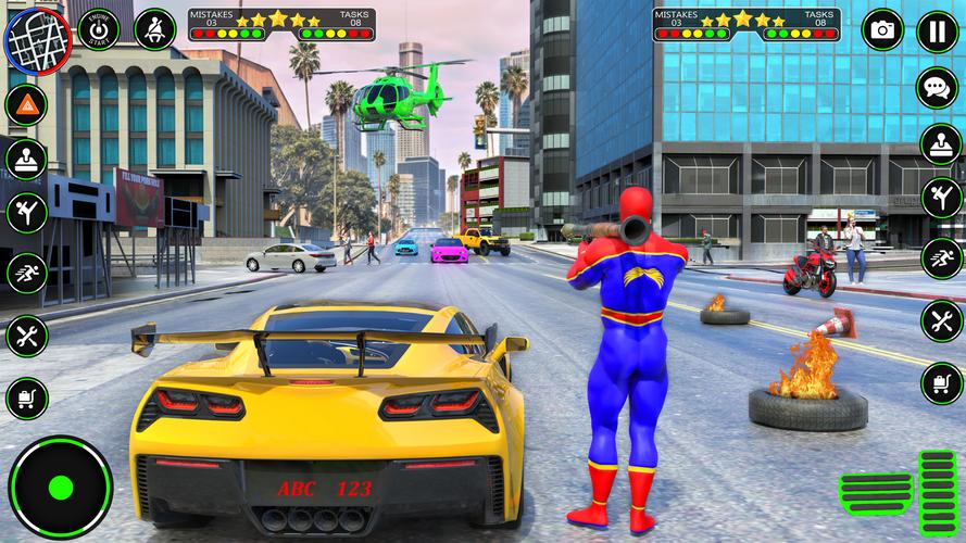 Spider Rope Hero 螢幕截圖 1