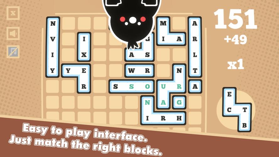 Word Block Puzzle Captura de tela 1