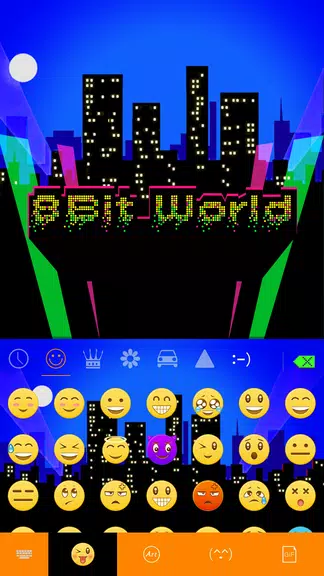Schermata bitworld Keyboard Theme 1