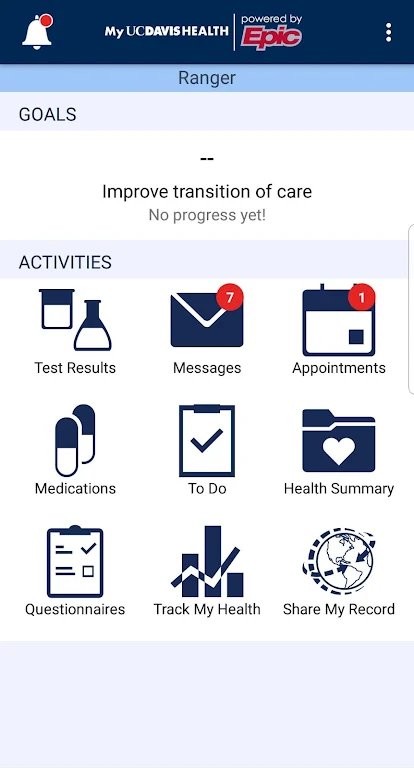 MyUCDavisHealth स्क्रीनशॉट 2