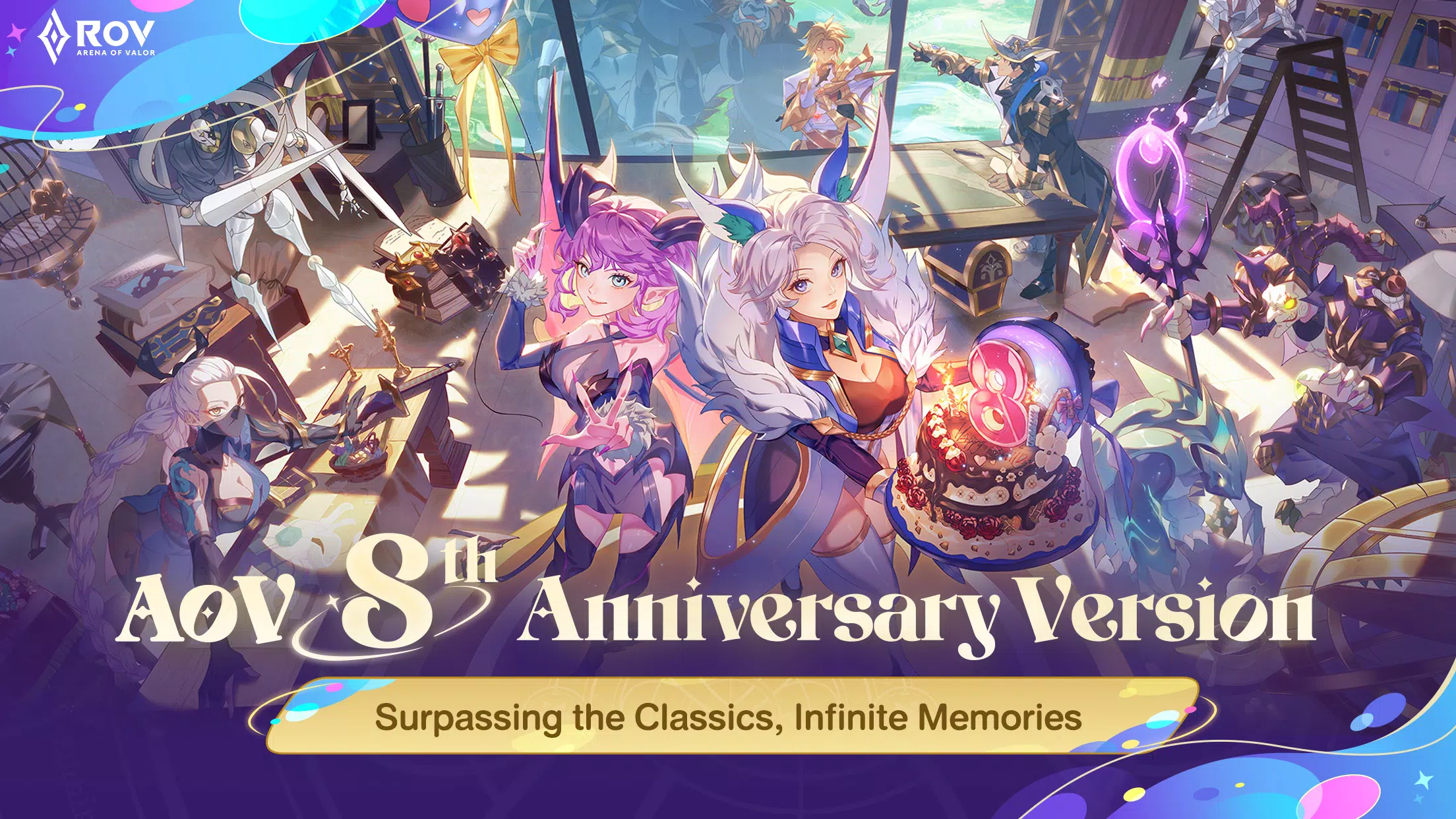 Garena RoV: 8th Anniversary! Ảnh chụp màn hình 0