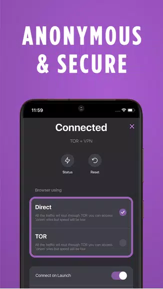 TOR Browser: OrNET Onion Web 螢幕截圖 2