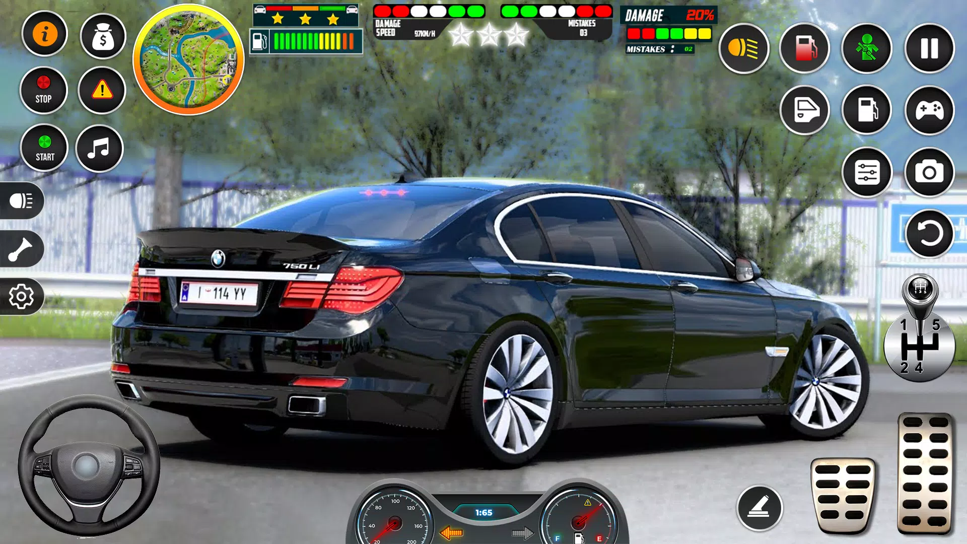 Classic Car Drive Parking Game ဖန်သားပြင်ဓာတ်ပုံ 2