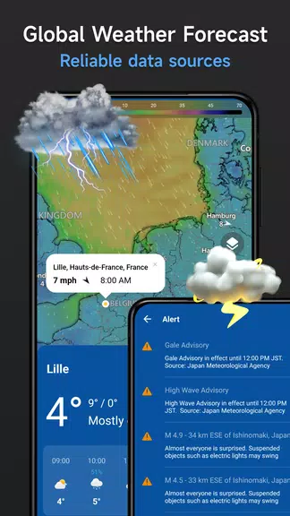 Live Weather & Radar Map ภาพหน้าจอ 0