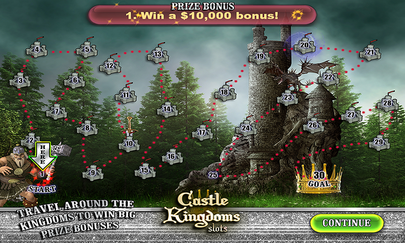 Castle Kingdoms Magic Dragon Legend Slots FREE Screenshot 1