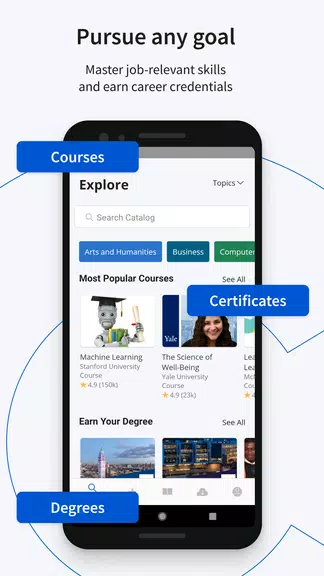 Coursera: Learn career skills Ekran Görüntüsü 2