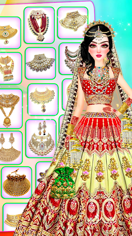 Indian Bride Dress Up Girl 螢幕截圖 3