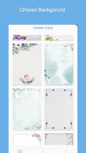 Baby Shower Card Maker 螢幕截圖 1