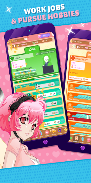 Crush Crush - Idle Dating Sim 螢幕截圖 2