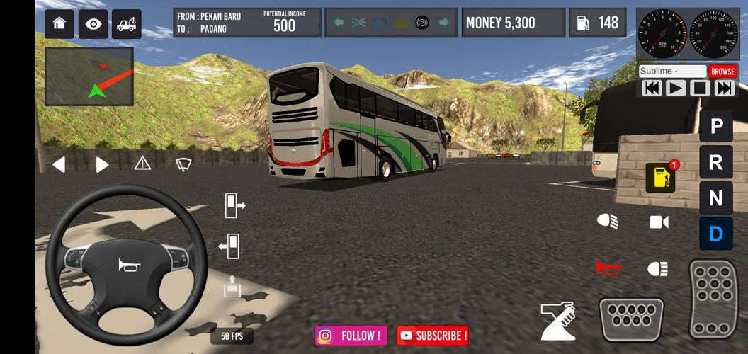 IDBS Simulator Bus Sumatera Schermafbeelding 2