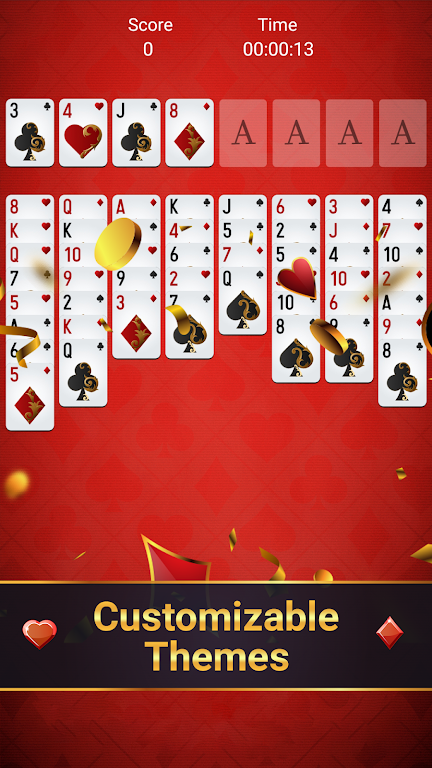 Free spider solitaire - classic solitaire Captura de tela 3