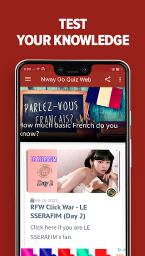Nway Oo Quiz Web Zrzut ekranu 3