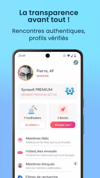 Spreedl : Video Dating Captura de pantalla 2