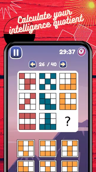 IQ Test: Logic brain training 螢幕截圖 0