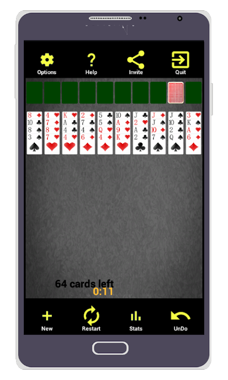 Free Solitaire - Forty Thieves Schermafbeelding 1