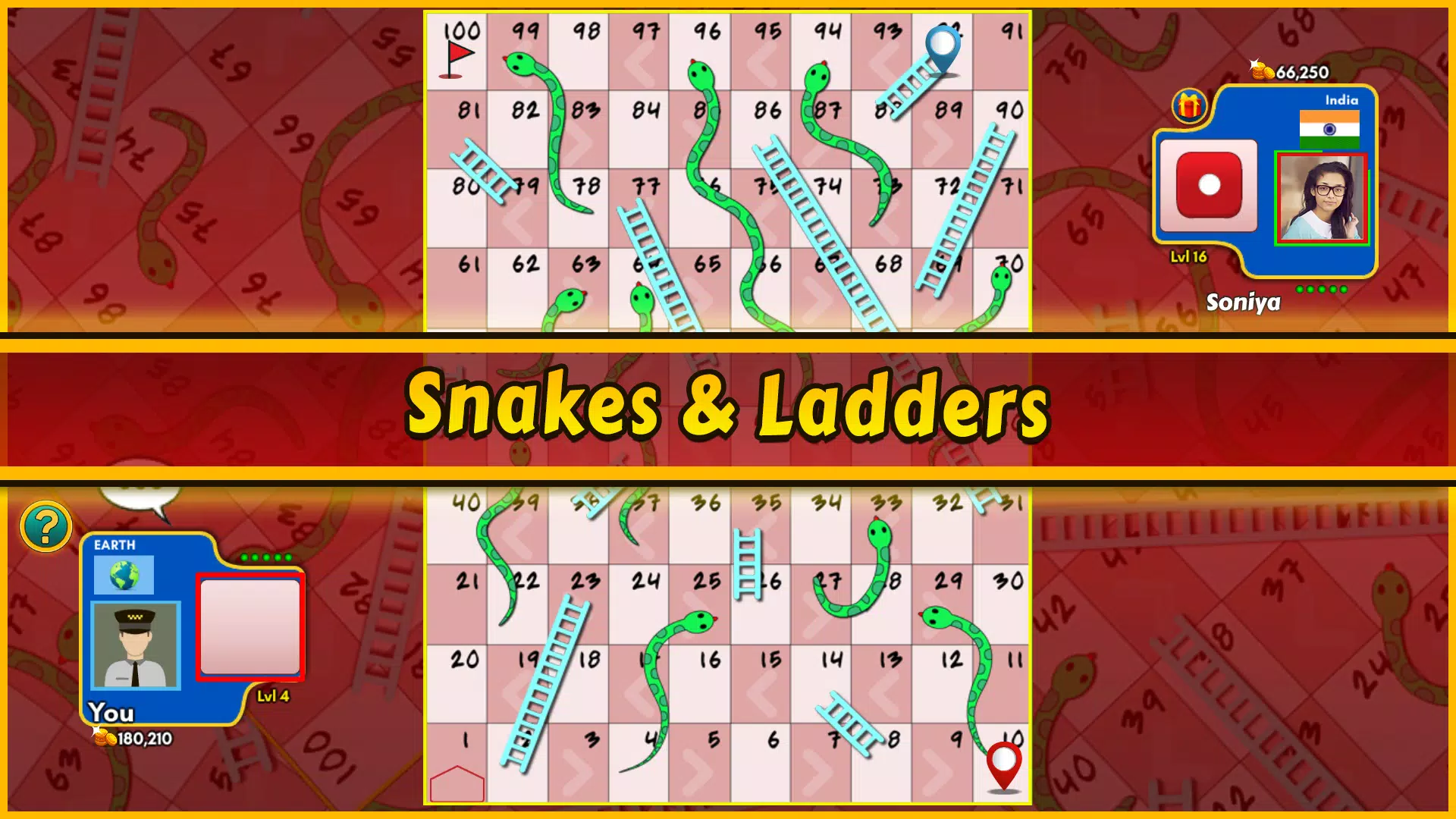 Snakes and Ladders King Ekran Görüntüsü 2