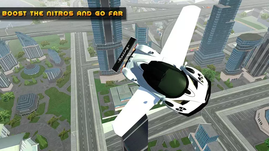 Flying Car Game driving Screenshot 0