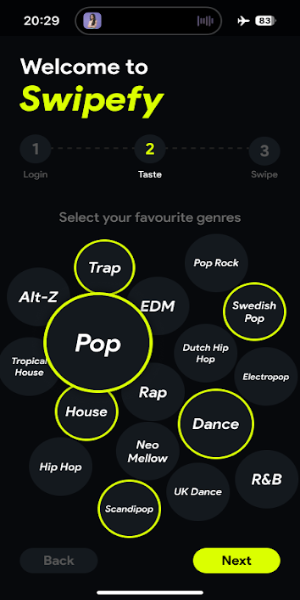 Swipefy for Spotify ภาพหน้าจอ 2