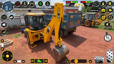 Snow Excavator Construction 3D ဖန်သားပြင်ဓာတ်ပုံ 1