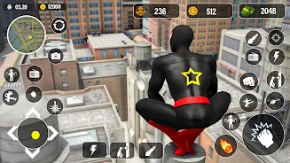 Miami Spider Rope:Superhero 3D 螢幕截圖 1