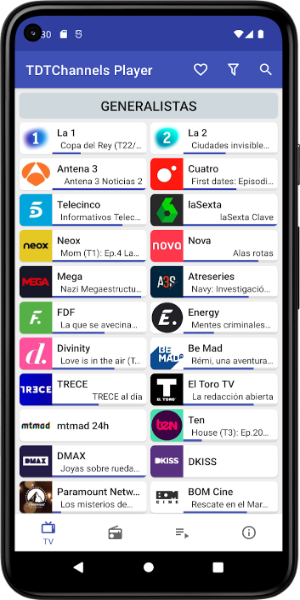 <p>TDTChannels: een nieuwe manier om gratis te genieten van Spaanse digitale tv en radio </p>
<p>TDTChannels is een gratis digitale tv- en radio-app waarmee gebruikers altijd en overal toegang hebben tot een verscheidenheid aan Spaanse kanalen en radiostations op hun Android-apparaten, zodat ze kunnen genieten van HD-kwaliteit en een soepele kijkervaring. </p>
<p><img src=