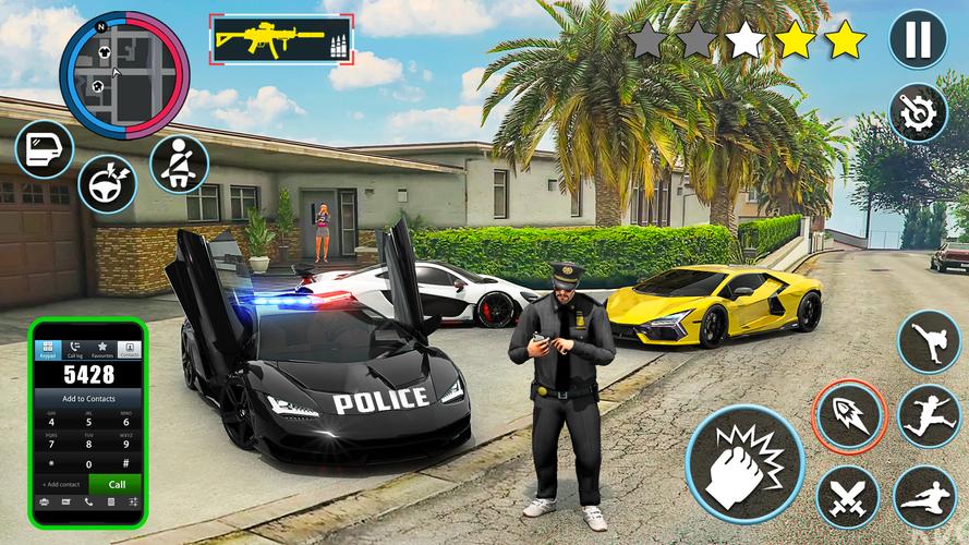 Police Game Transport Truck Captura de pantalla 0