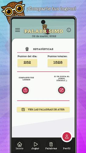 PALABRÍSIMO: busca palabras Ekran Görüntüsü 2