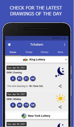 Schermata TCHALAM: Lottery with Haitian Spiritual Numbers 1