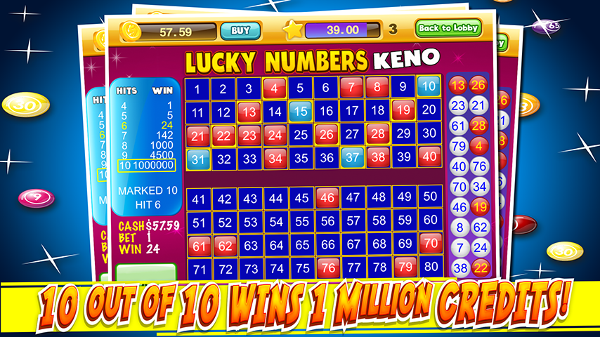 Las Vegas Keno Numbers Free Tangkapan skrin 0