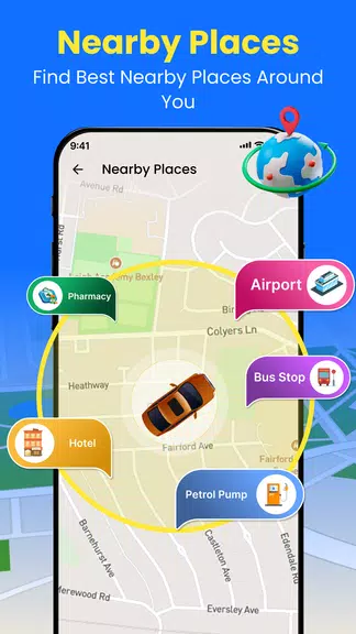 GPS Earth Maps Live Navigation Tangkapan skrin 2