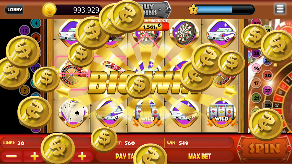 Vegas VIP Grand Slots Machines Schermafbeelding 1