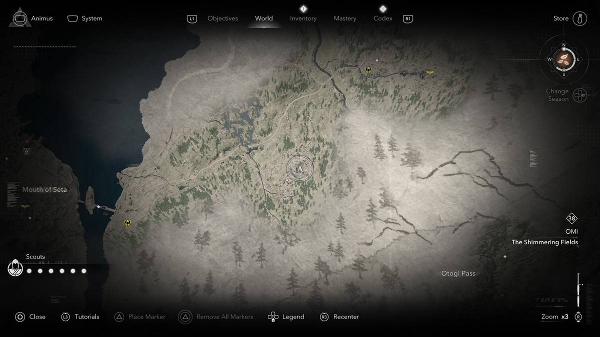Posizione del Tanuki Leggendario Sumi-E in Assassin's Creed Shadows
