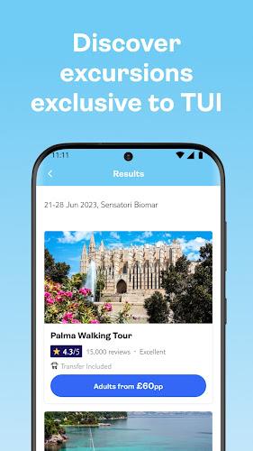 Schermata TUI Holidays & Travel App 1