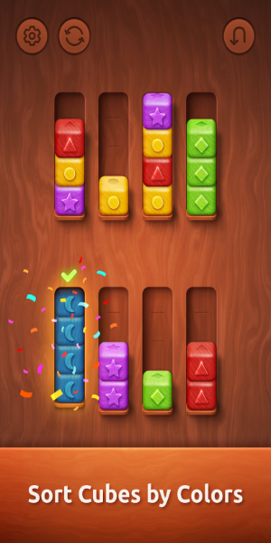 Colorwood Sort Puzzle Game Mod Screenshot 0