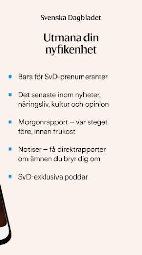 Svenska Dagbladet Ảnh chụp màn hình 1