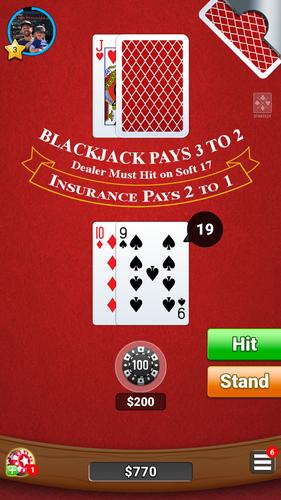 Blackjack 21 Скриншот 2