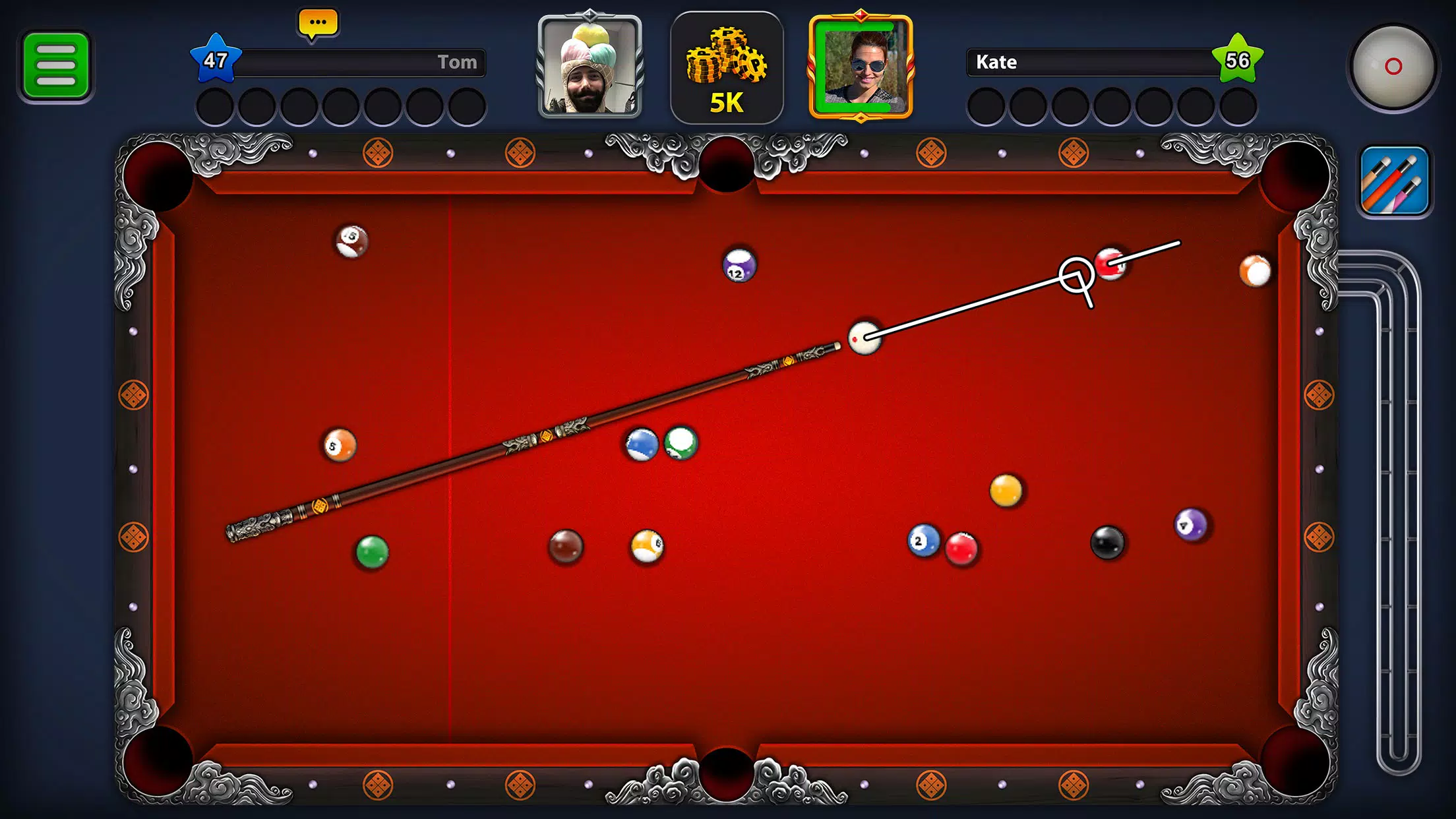 Billiards Game: 8 Ball Pool Zrzut ekranu 0