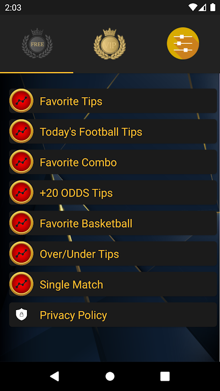 Favorite Betting Tips Captura de pantalla 1