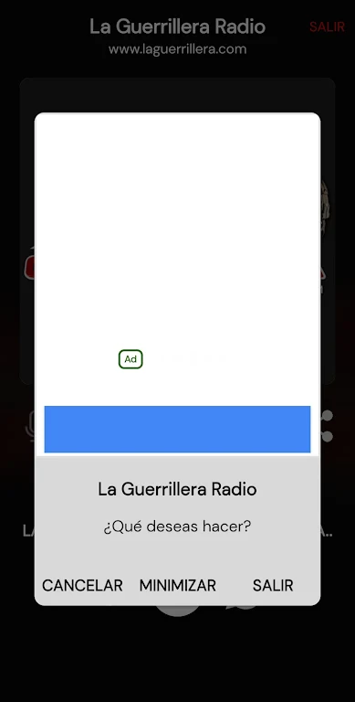 La Guerrillera Radio Tangkapan skrin 2