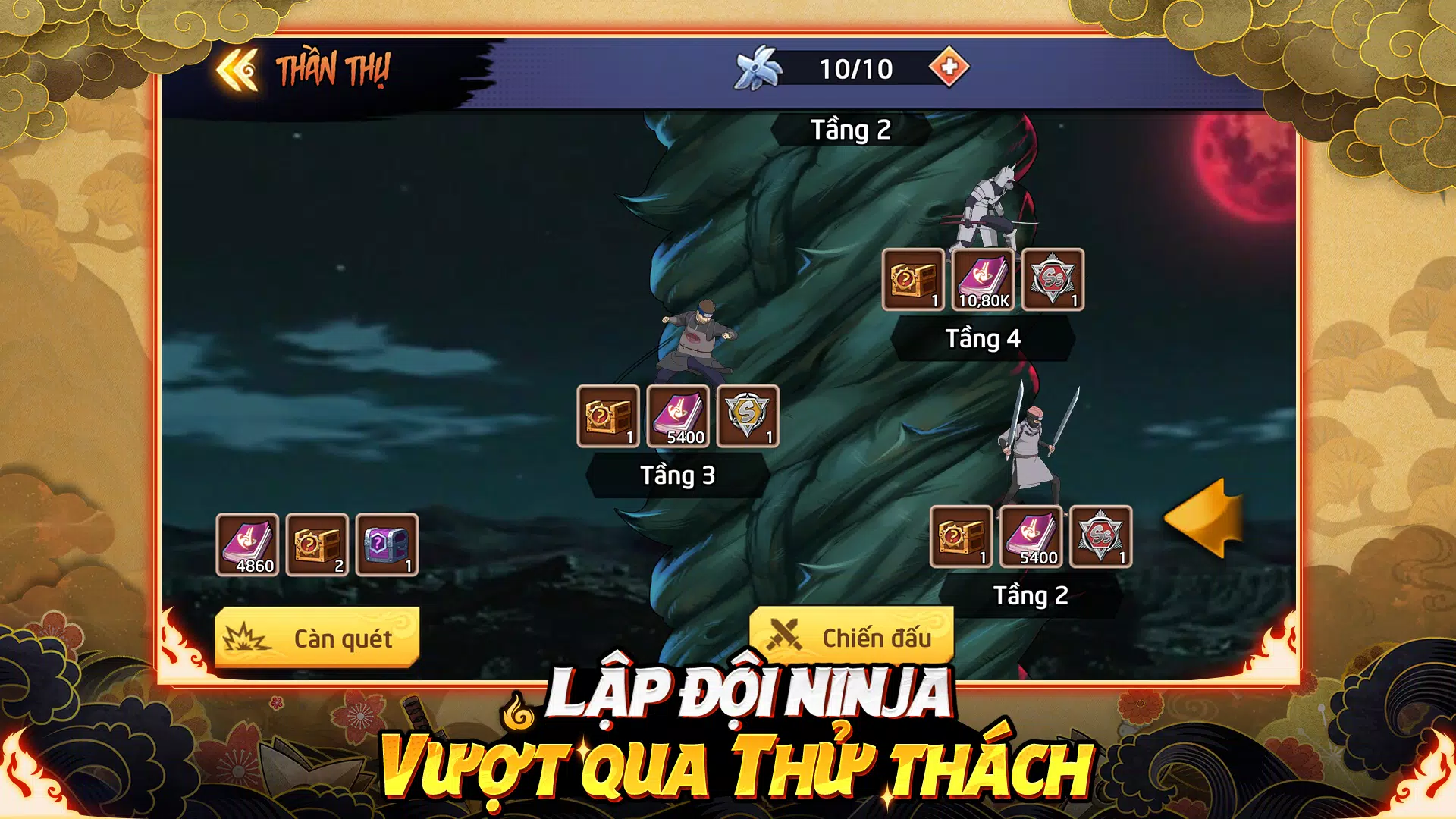 Huyền Thoại Nhẫn Giả Captura de tela 3